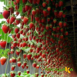 Клубника ампельная Анастасия купить по цене от 370р. в интернет-магазине «Посадика» с доставкой почтой в в Киржаче и по всей России – [изображение №1].